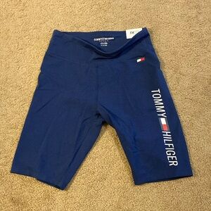 NWT Tommy Hilfiger sport bike shorts, high rise jersey